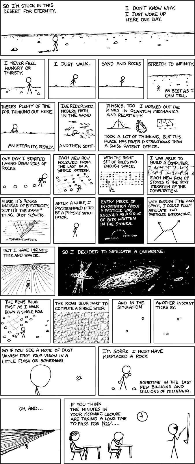 A bunch of rocks, by XKCD.